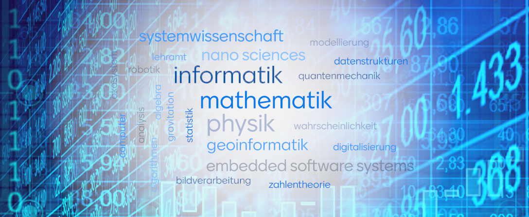 Mathematik, Informatik, Physik, Systemwissenschaft, Nano Sciences, Geoinformatik, Embedded Software Systems